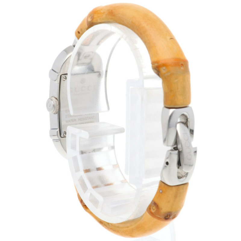 二手 Gucci 手錶,不鏽鋼 6800L 石英機芯,重新拋光,女士款。-3