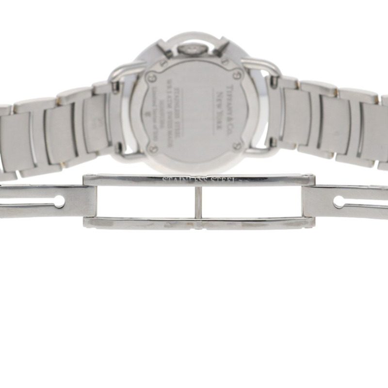 蒂芬妮 T 字腕錶,不鏽鋼材質,型號 68477425,石英機芯,女士款,二手,限量 500 枚,鑲鑽錶圈-8