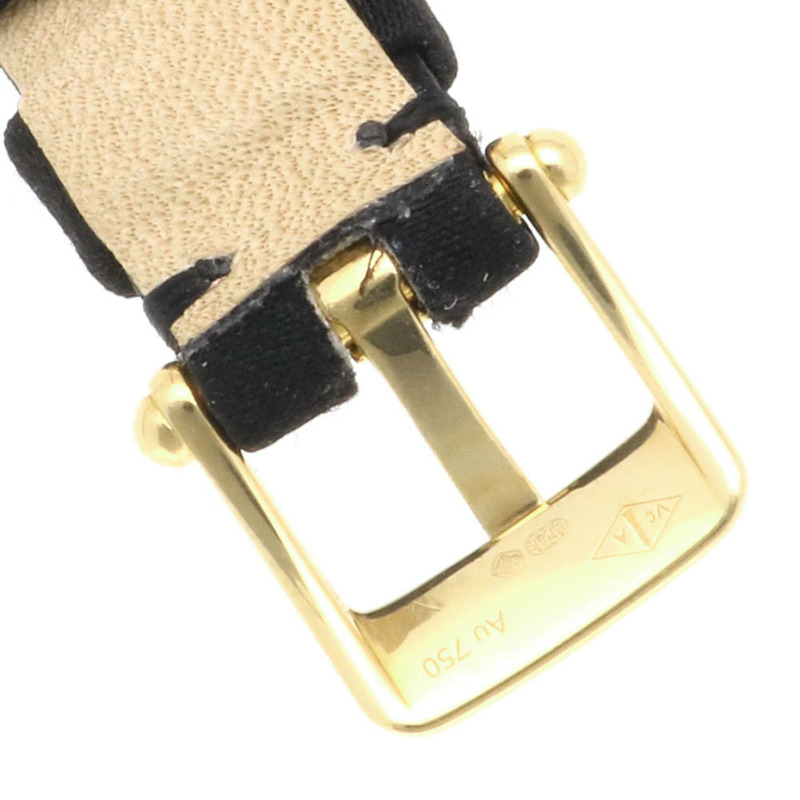 二手梵克雅寶 Alhambra 手錶,18k 金,石英機芯,136574,女士款,飾有珍珠母貝。-8