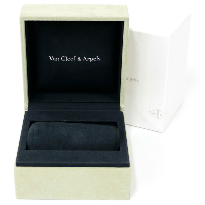 二手梵克雅寶 Alhambra 手錶,18k 金,石英機芯,136574,女士款,飾有珍珠母貝。-10