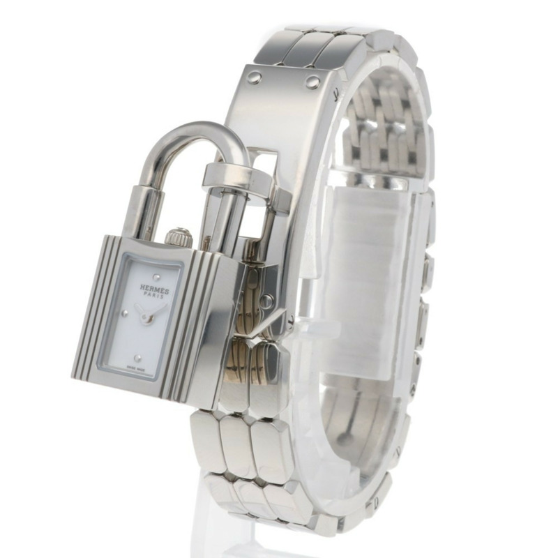 二手愛馬仕 Kelly 手錶,KE4.110,不鏽鋼,石英機芯,女士款。-2