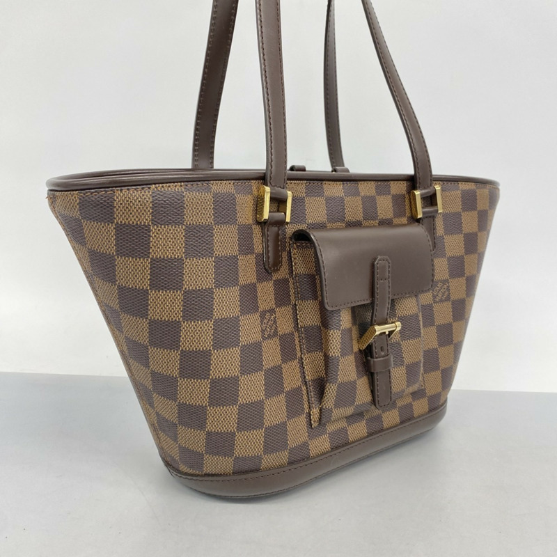 路易威登 Damier Manosque 小號手提包 N51121 Ebene 女士-1