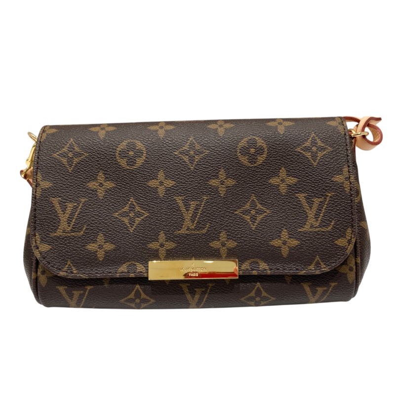 LOUIS VUITTON 路易威登 MONOGRAM FAVORITE PM M40718 單肩包 PVC帆布 老花 棕色-1