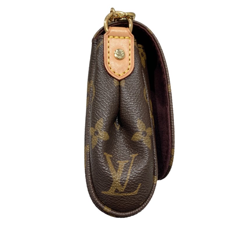 LOUIS VUITTON 路易威登 MONOGRAM FAVORITE PM M40718 單肩包 PVC帆布 老花 棕色-3