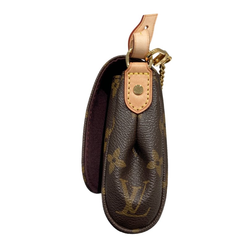 LOUIS VUITTON 路易威登 MONOGRAM FAVORITE PM M40718 單肩包 PVC帆布 老花 棕色-4