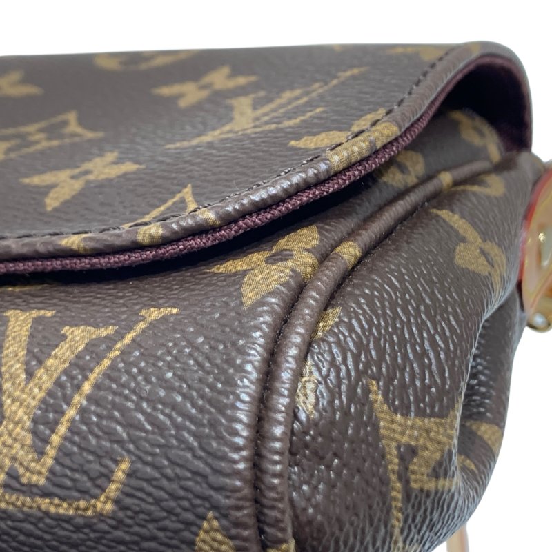 LOUIS VUITTON 路易威登 MONOGRAM FAVORITE PM M40718 單肩包 PVC帆布 老花 棕色-14