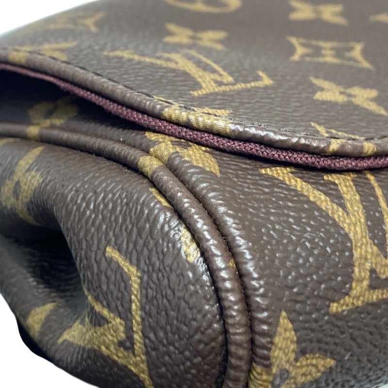 LOUIS VUITTON 路易威登 MONOGRAM FAVORITE PM M40718 單肩包 PVC帆布 老花 棕色-17
