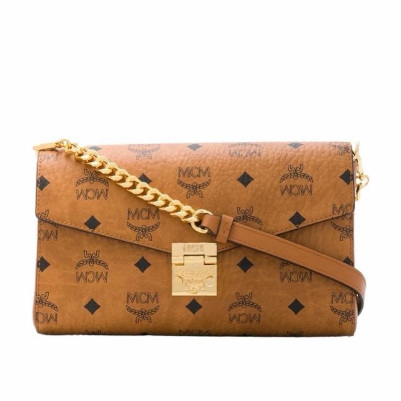 MCM 女士 Tracy中號徽標單肩包均碼碼23.5cm*5cm*13.5cm-1