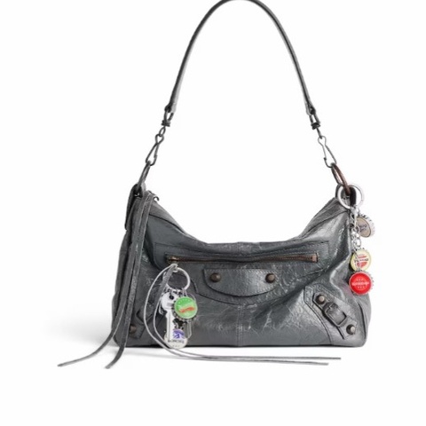 Balenciaga 男士 Le City Moto 小號火山岩飾物包均碼碼小號、28cm*11cm*18cm