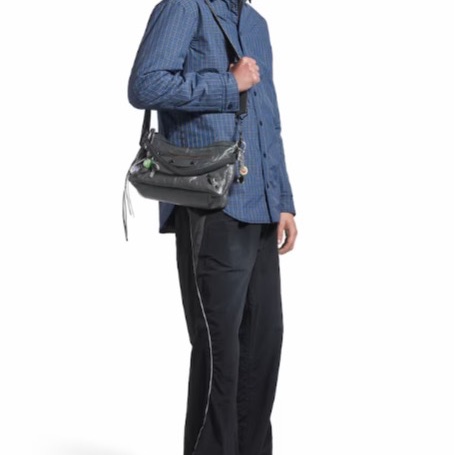 Balenciaga 男士 Le City Moto 小號火山岩飾物包均碼碼小號、28cm*11cm*18cm-6