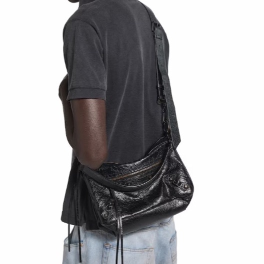Balenciaga 男士 Le City Moto 小號單肩包均碼碼小號、28cm*14cm*19cm-4