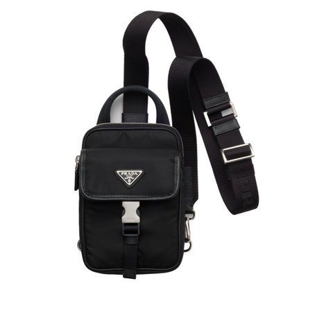 Prada 男士 Re-Nylon 和 Saffiano 手機包均碼碼11.5cm*4.5cm*17cm