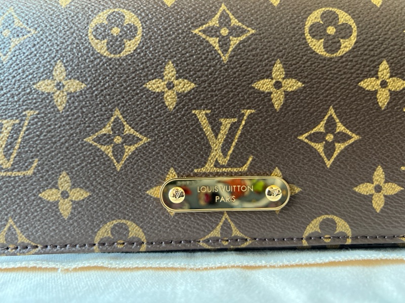 LV  Lily Monogram帆布鍊帶斜背包-6