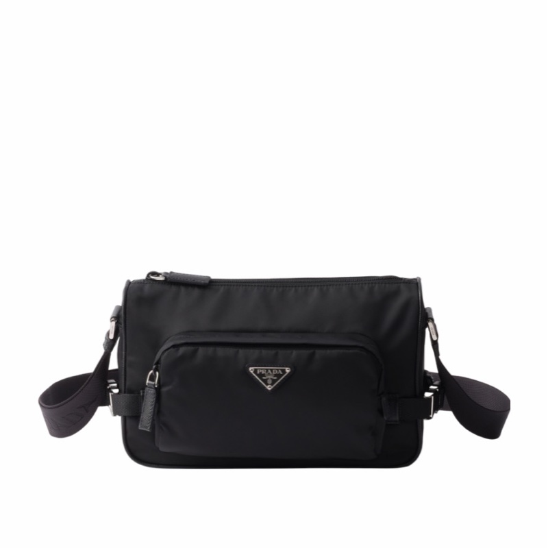 Prada 男士 中號 Re-Nylon單肩包均碼碼中號、28cm*10cm*17.5cm-0