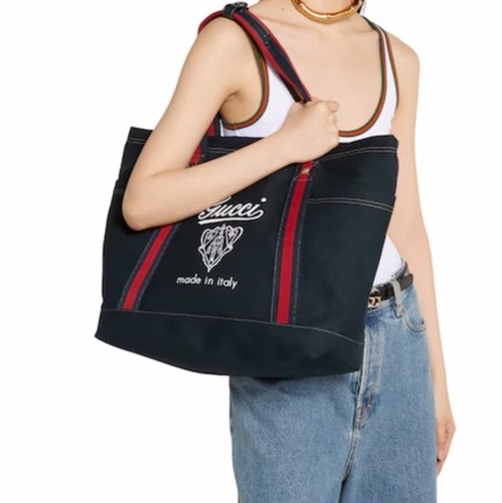 Gucci 男士 中號印花手提包均碼碼中號、39cm*19cm*45cm-7