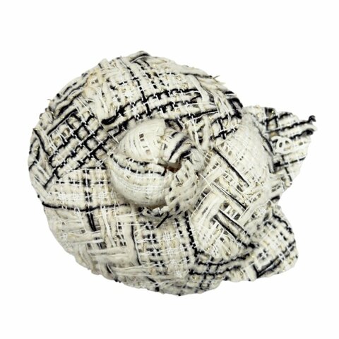 CHANEL CC 山茶花 粗花呢 胸針