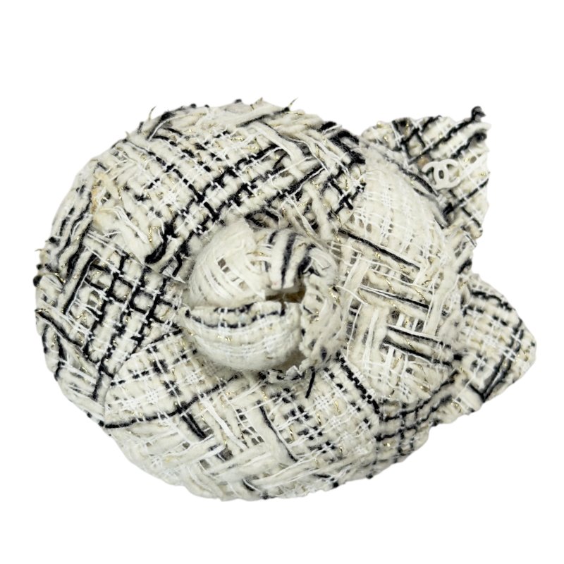 CHANEL CC 山茶花 粗花呢 胸針-7