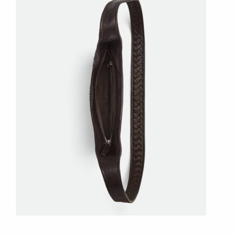 Bottega Veneta 男士 小號拉鍊單肩包均碼碼小號、17cm*2.5cm*27cm-2