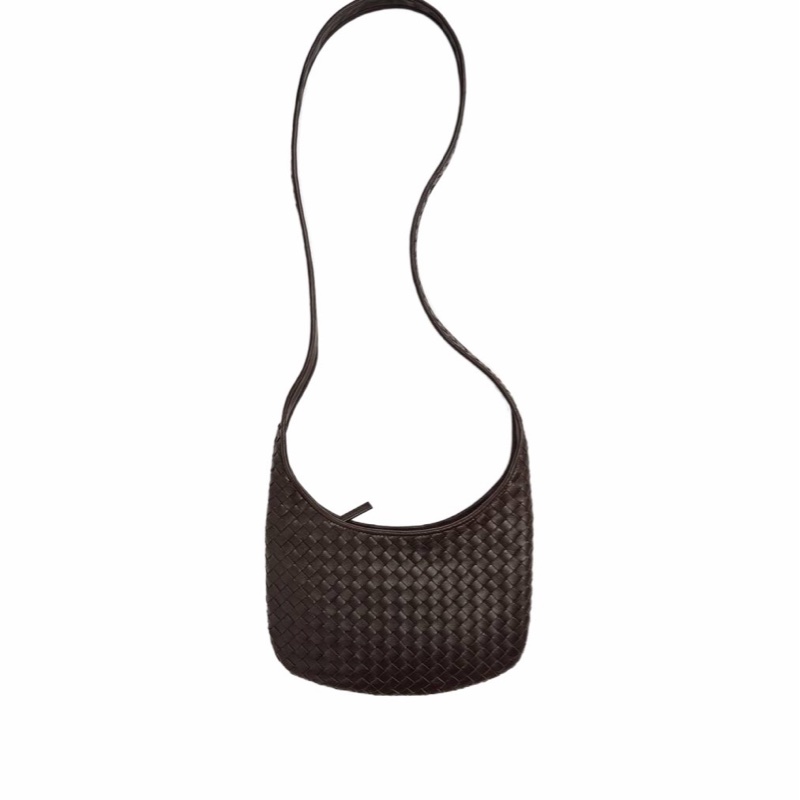 Bottega Veneta 男士 小號拉鍊單肩包均碼碼小號、17cm*2.5cm*27cm-3