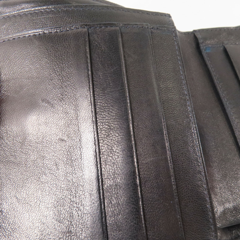 CHANEL 牛皮皮革Wallet金扣錢包-6