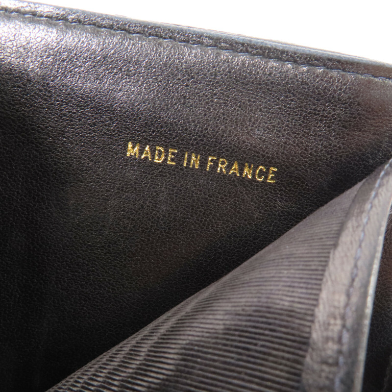 CHANEL 牛皮皮革Wallet金扣錢包-21