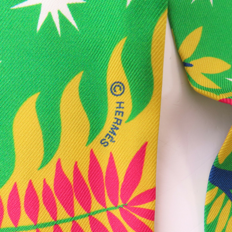 HERMES 絲質Twilly絲巾-5
