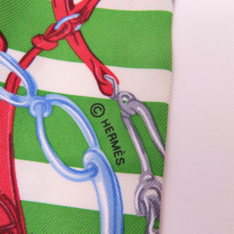 HERMES 絲質Twilly Scarf絲巾-8