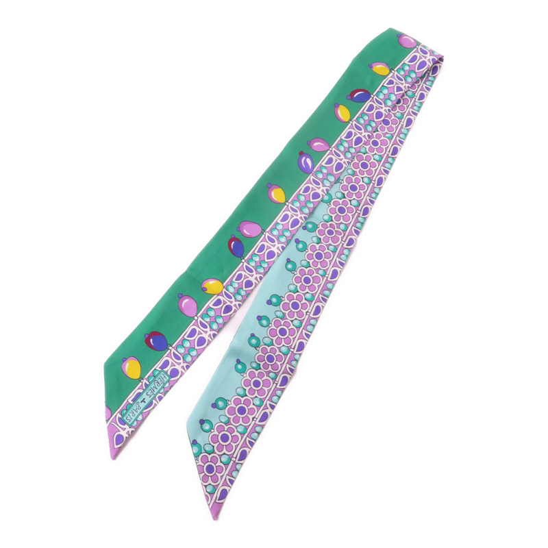 HERMES 絲質Twilly絲巾-0