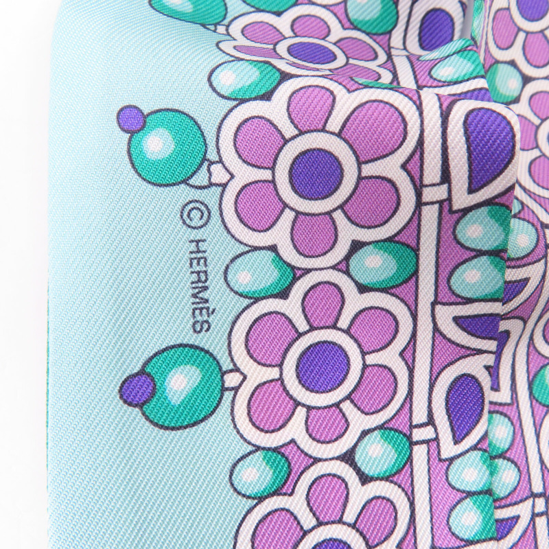 HERMES 絲質Twilly Scarf絲巾-5