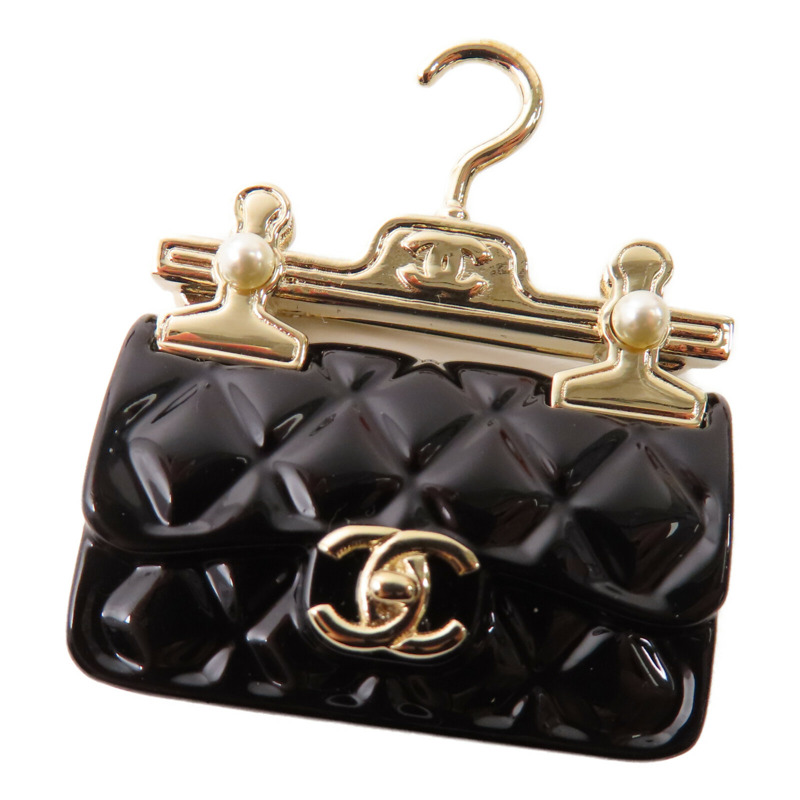 CHANEL 金屬Brooch金扣胸針-3