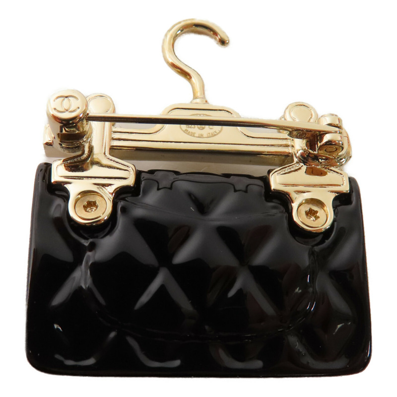 CHANEL 金屬Brooch金扣胸針-5
