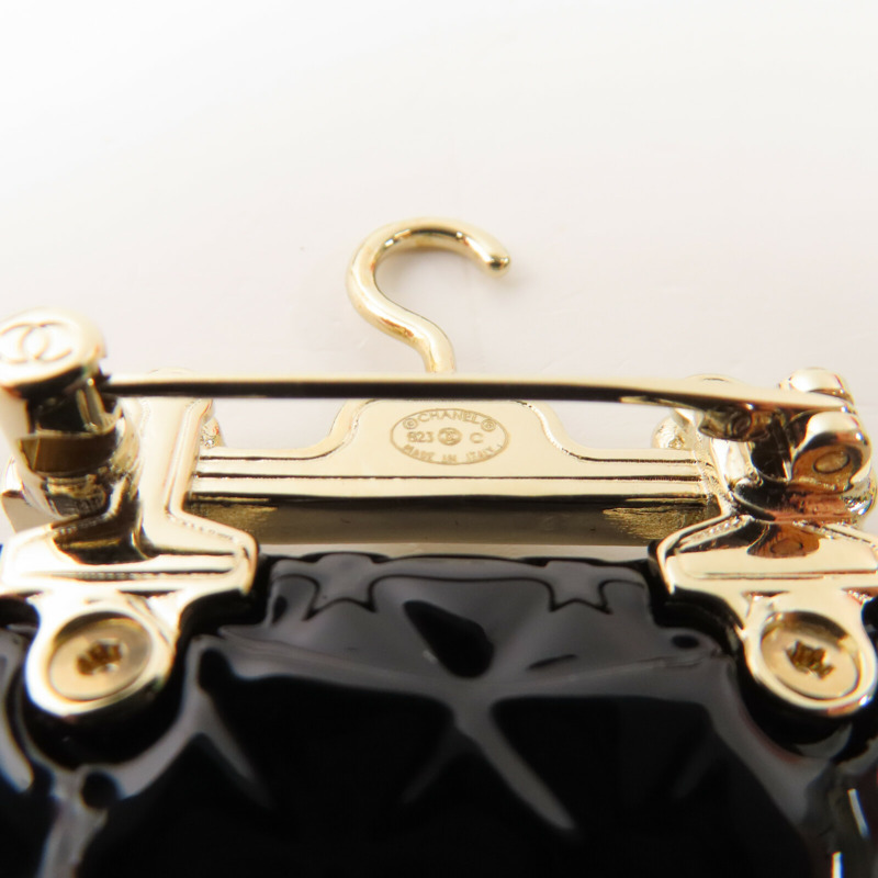 CHANEL 金屬Brooch金扣胸針-6