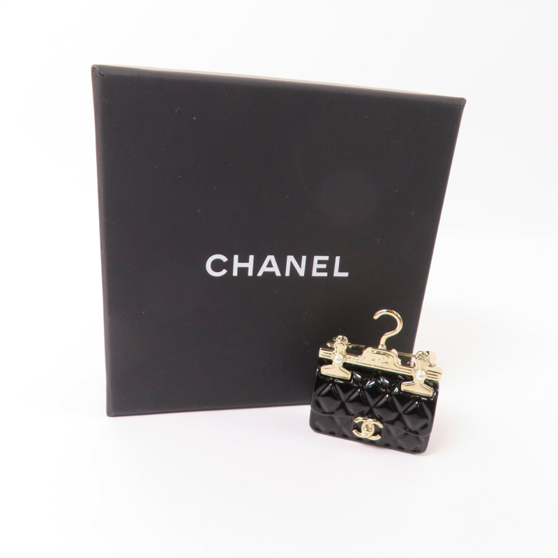CHANEL 金屬Brooch金扣胸針-7