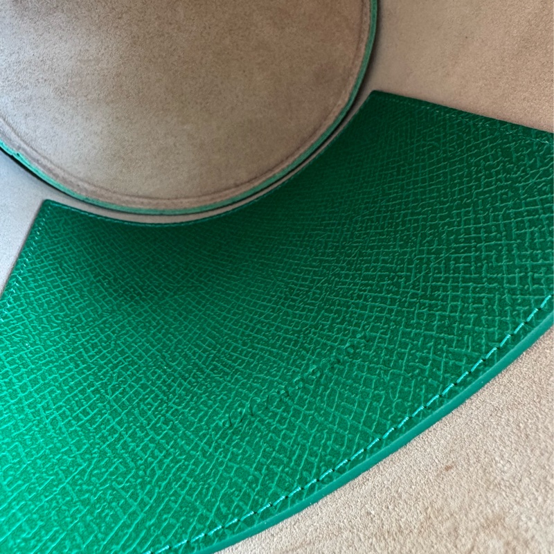 Longchamp 綠色手提水桶包-13