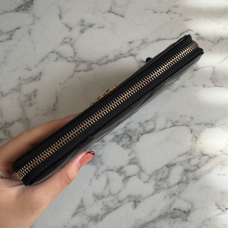 Chanel黑色19ㄇ拉長夾 真心超推❤️‍🔥-4