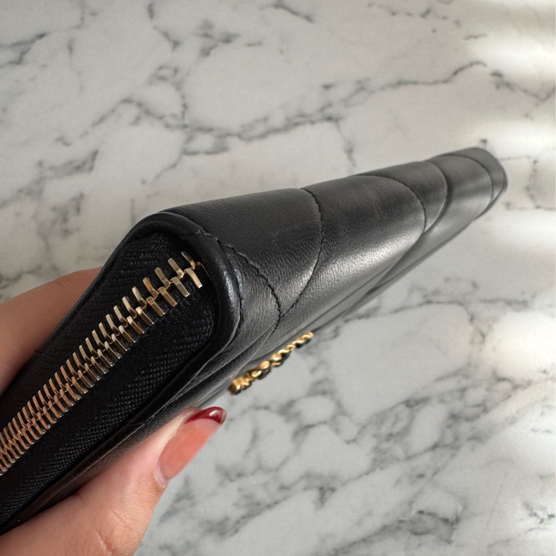 Chanel黑色19ㄇ拉長夾 真心超推❤️‍🔥-8