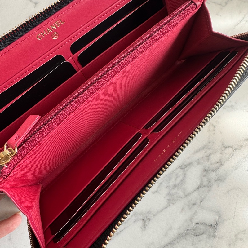 Chanel黑色19ㄇ拉長夾 真心超推❤️‍🔥-16