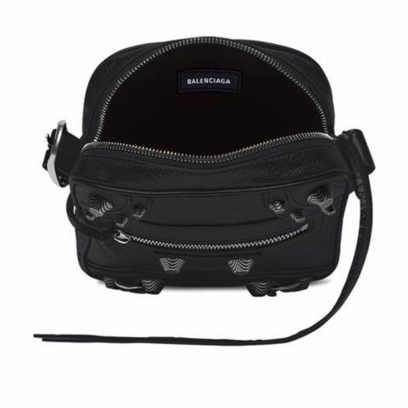 Balenciaga 男士 LE CAGOLE 可拆卸拉鍊小袋斜挎包均碼碼常規、16cm*5cm*19.8cm-4