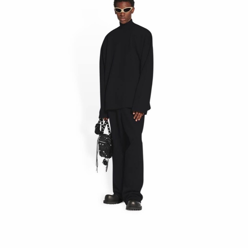 Balenciaga 男士 LE CAGOLE 可拆卸拉鍊小袋斜挎包均碼碼常規、16cm*5cm*19.8cm-7