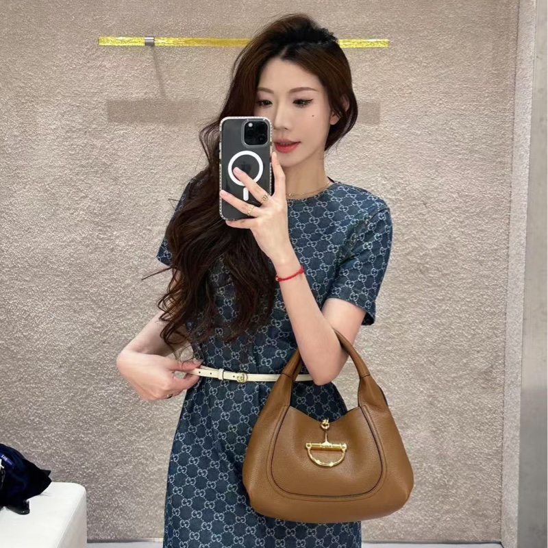 914intheair精品代購『全新閒置』 Gucci 單寧牛仔logo洋裝 連身裙-3