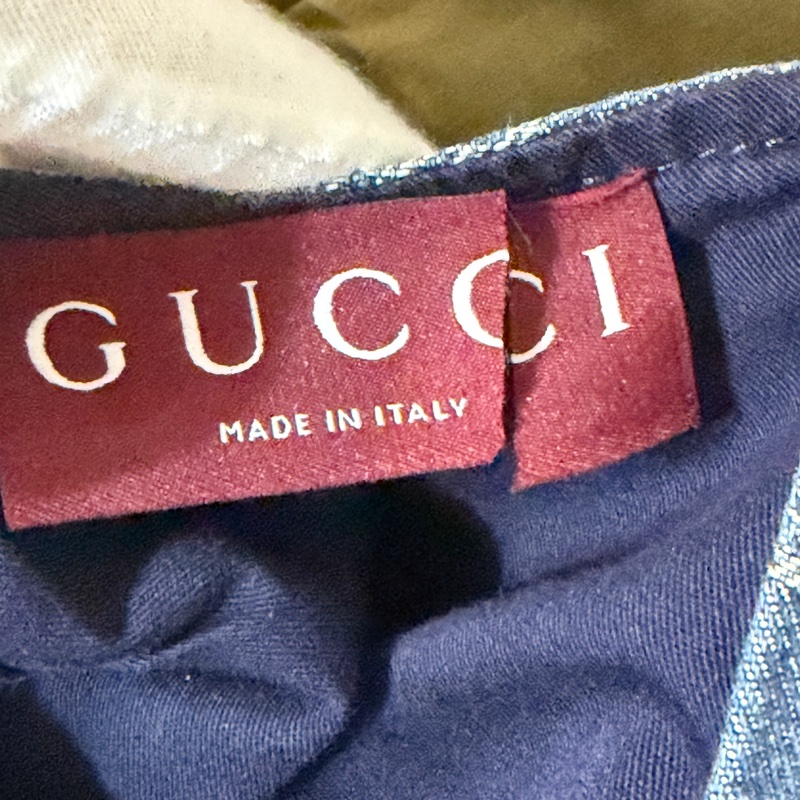 914intheair精品代購『全新閒置』 Gucci 單寧牛仔logo洋裝 連身裙-33