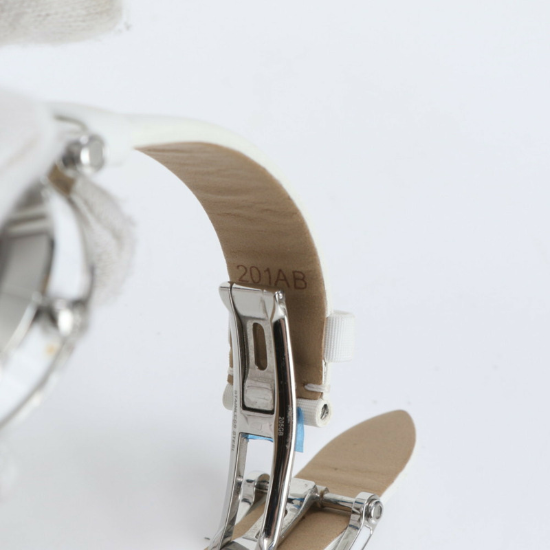 Tiffany Atlas 心型日期石英腕錶，銀白色，時尚女士腕錶-7