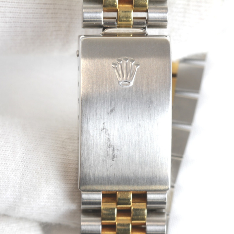 Rolex Rolex 16223 Datejust 男士不鏽鋼自動腕錶，金銀雙色款-9