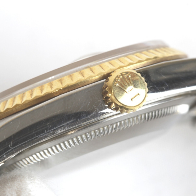 Rolex Rolex 16223 Datejust 男士不鏽鋼自動腕錶，金銀雙色款-10