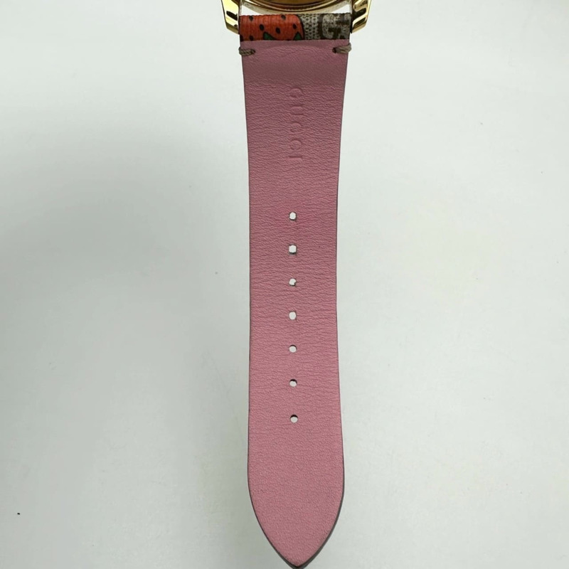 GUCCI G Timeless Strawberry 126.4/YA1264133 GG Supreme GP 石英男士腕錶-13