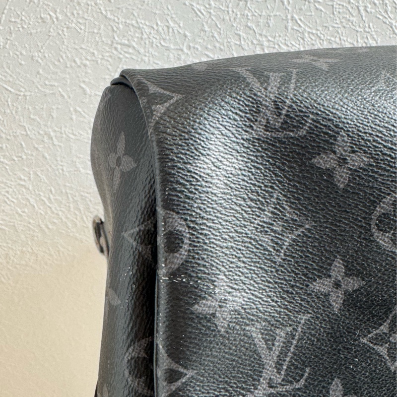 LV M40605黑花紋手提兩用keepall55-7