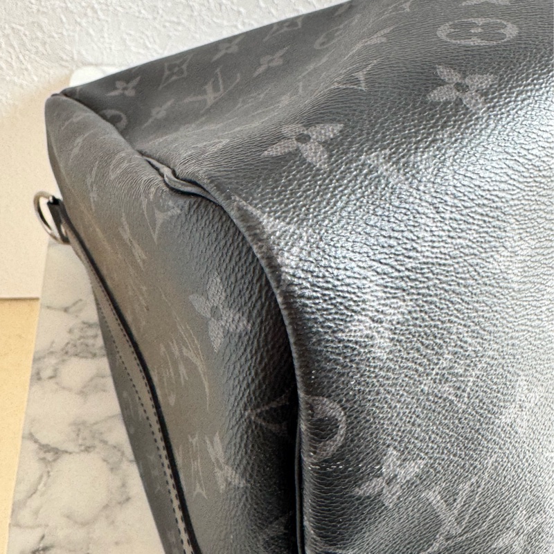 LV M40605黑花紋手提兩用keepall55-9