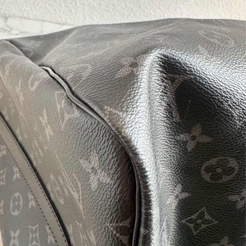 LV M40605黑花紋手提兩用keepall55-13