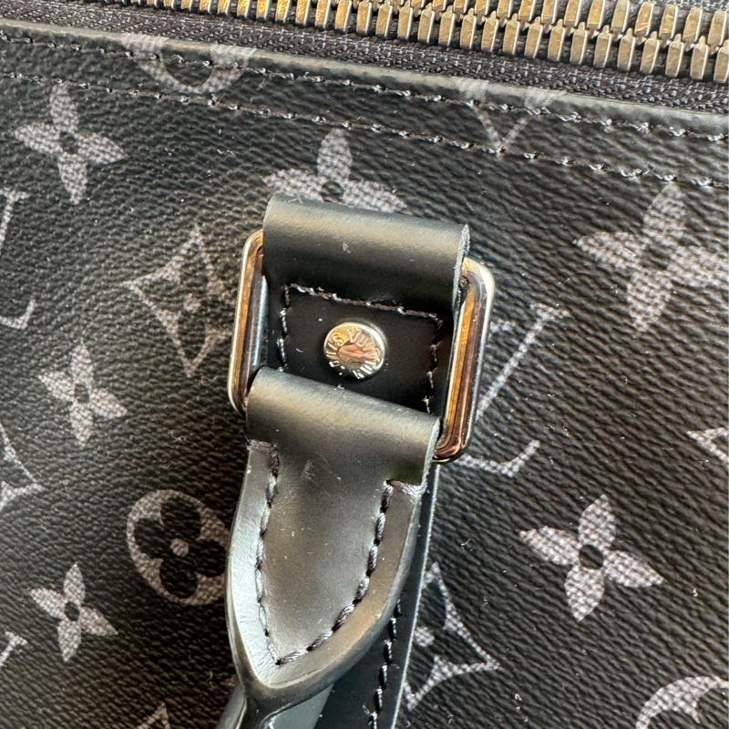 LV M40605黑花紋手提兩用keepall55-28