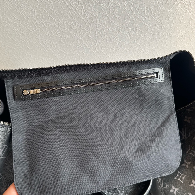 LV M40605黑花紋手提兩用keepall55-31